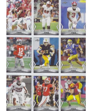 2018 Leaf NFL Draft Football Series Complete Mint 99 Card Master Set with Top Prospects Baker Mayfield, Josh Allen, Nick Chubb & More Inserts - Buy Online on SooperMarket.com