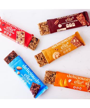 Deliciously Ella Apricot & Coconut Oat Bars - Gluten-Free Vegan Healthy Snack (50g, 16 Bars) - Buy Online on SooperMarket.com