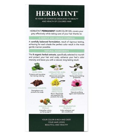 Herbatint 4N Chestnut Permanent Hair Color Gel - 4.56 fl oz (135 ml) | Gentle & Long-Lasting Hair Dye - Buy Online on SooperMarket.com