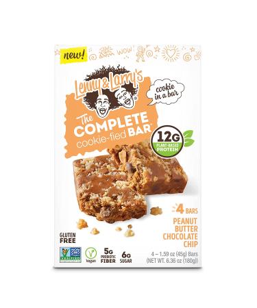 Lenny & Larry's Complete Cookie-fied Bar â€“ Peanut Butter Chocolate Chip (9 Bars, 1.59 oz each) | High Protein Snack - Buy Online on SooperMarket.com