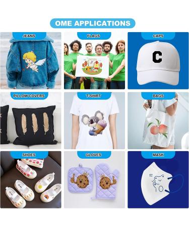 Carbcolords DTF Transfer Film - 60 Sheets A4 PET Clear PreTreat Heat Transfer Paper for T-Shirts - 60 PCS - Buy Online on SooperMarket.com