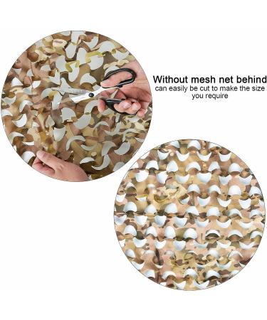 Fousam Camo Netting 5ft*13.12ft - Camouflage Military Hunting Nets for Hunting Blind Covering, Shooting, Camping, Party - Lightweight & Durable - Woodland Desert Cp Multicam - Buy Online on SooperMarket.com