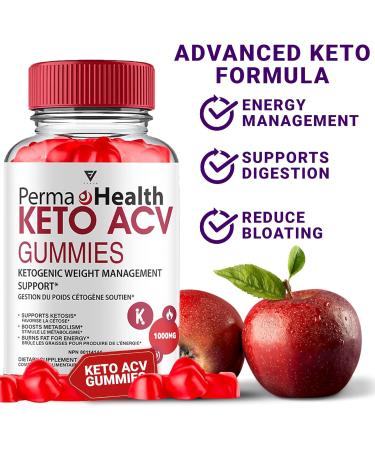 Perma Health Gummies PermaHealth Keto ACV Gummies Perma Health Apple Cider Vinegar Weight Management Support Supplement Perma Health Canada Max Strength Health Support Gummy Formula (60 Gummies) - Buy Online on SooperMarket.com