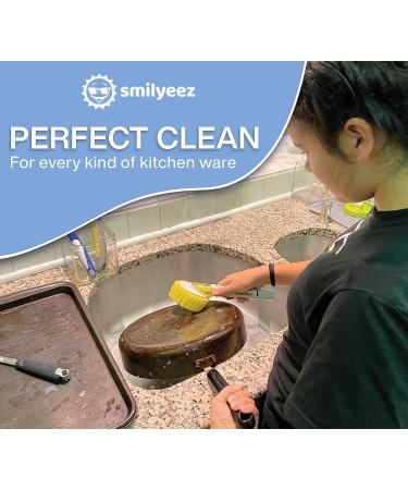 Smiling Sponge Handle Soap Dispensing Handle for Scrub Daddy Sponge (White) - Second Generation - Buy Online on SooperMarket.com