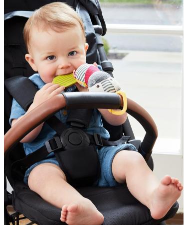 Skip Hop Bandana Buddies Baby Activity Chime & Teether Stroller Toy  Zebra - Buy Online on SooperMarket.com