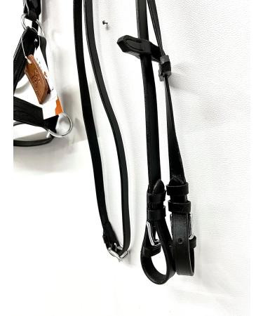 Amazing Horse Stuff Sidepull Bridle - Designer Hand Carving Curved Riding Straps | Full Cob Pony - International Shipping Available - Buy Online on SooperMarket.com
