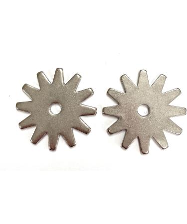 Stainless Steel Spur Rowels - Thin Square 10pt | AJ Tack Wholesale - Buy Online on SooperMarket.com