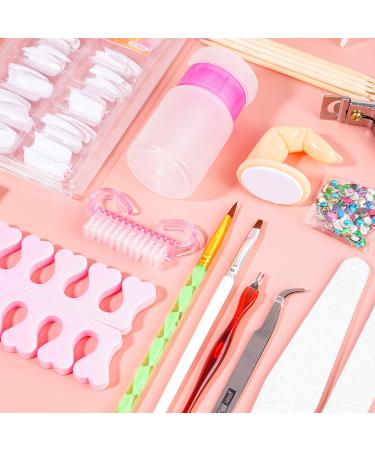 Nail Art Set Professional Acrylic Glitter Powder Liquid Brush Rhinestone Clipper Manicure Nail Art Kit DIY Nail Art Accessories Tool - Buy Online on SooperMarket.com