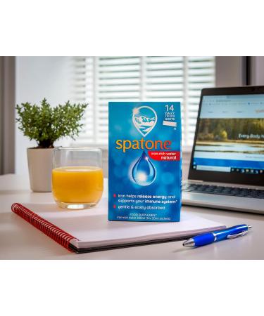 Nelsons Spatone 100% Natural Iron Supplement - 14 Sachets for Ages 2 - Buy Online on SooperMarket.com