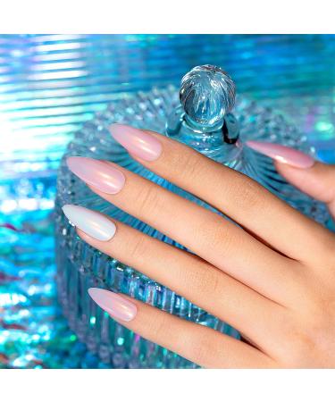 RARJSM Aurora Liquid Chrome Nail Powder - Red Green Chameleon Metallic Mirror Effect - 5ML - Iridescent Chrome for Gel Polish - Nail Art Accessories - Buy Online on SooperMarket.com