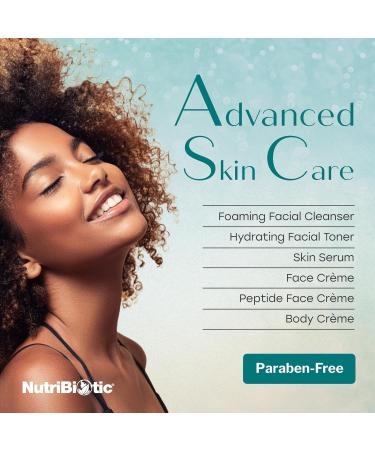 NutriBiotic Hydrating Facial Toner 4.2 Fl Oz | Peptides Aloe DMAE Vitamin C Vegan & Paraben Free - Buy Online on SooperMarket.com