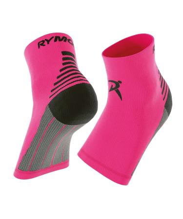 Rymora Plantar Fasciitis Support Socks - Large Arch Compression Socks for Men and Women - Pink (One Pair) - Size Large (25-29cm) - Buy Online on SooperMarket.com