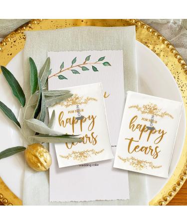 100 Pack Wedding Tissues for Guests - Pocket Size 3 Ply Travel Tissues - Graduation & Party Ceremony Favors - Buy Online on SooperMarket.com