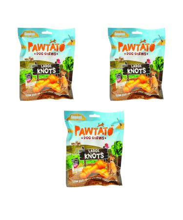 Benevo Pawtato Large Knots Dog Chews 180g - 3Pack