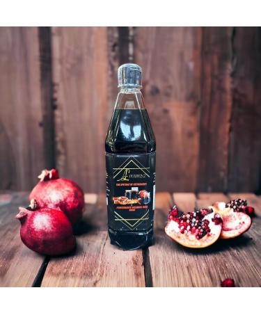 Al Poundz 100% Pomegranate Molasses 1L - Pure and Authentic Flavor - Buy Online on SooperMarket.com