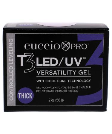 Cuccio Pro T3 LED/UV Pink Gel - 2 Oz | Controlled Leveling, Flexible, Strong Adhesion - Fast Cure - Buy Online on SooperMarket.com