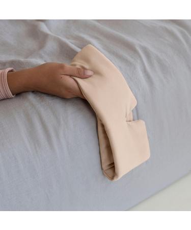 Baloo Silk Weighted Sleep Mask | Mulberry Silk Eye Mask | Sound-Muffling Blindfold for Deep Sleep | Relaxation & Tranquility with Rose Quartz Crystal - Buy Online on SooperMarket.com