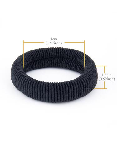 50 Pieces Hair Bands for Girls | ZWOOS Non-Metal Elastic Hair Ties for Thick Heavy Long & Curly Hair - International Shipping Available - Buy Online on SooperMarket.com