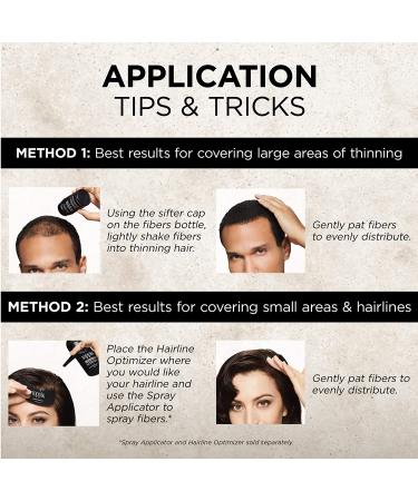 Toppik Hair Building Fibers Black - 0.97 oz (27.5 g) | Thicker, Fuller Hair - Buy Online on SooperMarket.com
