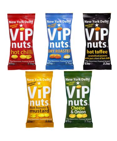 New York Delhi ViPnuts Fab 5 Selection Box (5 x 63g)