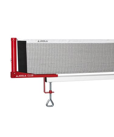 JOOLA Club Competition Table Tennis Net and Post Set  - Portable and Easy Setup 72" Regulation Size Ping Pong Screw On Clamp Net