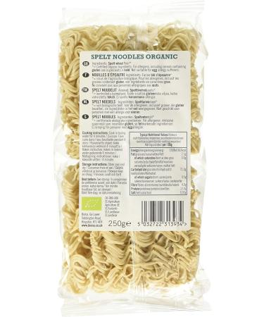 Biona Organic Spelt Asia Noodles 250 g - Buy Online on SooperMarket.com