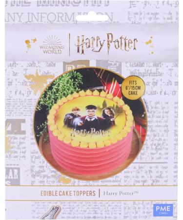 PME Harry Potter Small Sugar Sheet Cake Topper - Magical Decoration for Your Celebration - Buy Online on SooperMarket.com