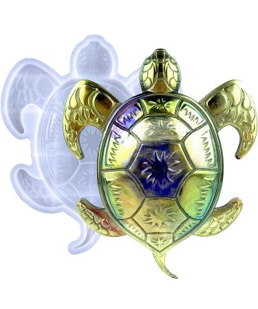 Sea Turtles Silicone Molds, 3D Animal Resin Mold, Large Animals Statue Making Epoxy Casting Mould for Wall Hanging Door Decoration Cabinets Gifts Home Office Craft Art Decor SeaTurtles