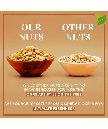 Oven Dry Roasted Fancy Cashews with Sea Salt - 1.5 lb | Whole Cashews | Vegan & Keto Friendly | Natural, No Oil or PPO - Buy Online on SooperMarket.com