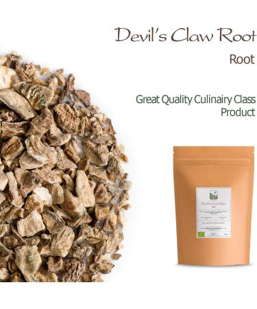 Organic Devil's Claw Root Tea 100g - Dried Herb for Devil's Claw Tea - Pack of 1 - Buy Online on SooperMarket.com