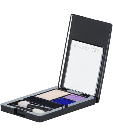 Maybelline New York Expert Wear Eyeshadow Quads Electric Blue 0.17 oz - Long-Lasting Eyeshadow Palette - Buy Online on SooperMarket.com