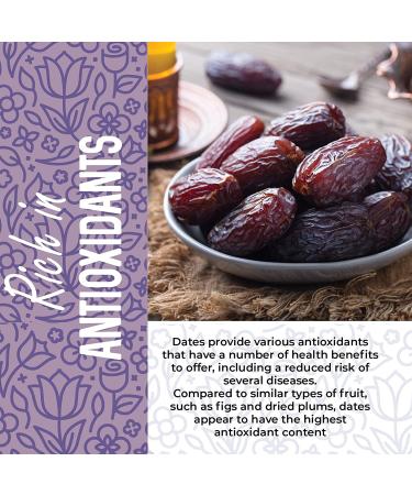 Fresh California Medjool Dates 1 lb - Pitted, Extra Fancy & Non-GMO - Sweet & Chewy Fruit Snack - No Added Sugar - Natural & Delicious - Buy Online on SooperMarket.com