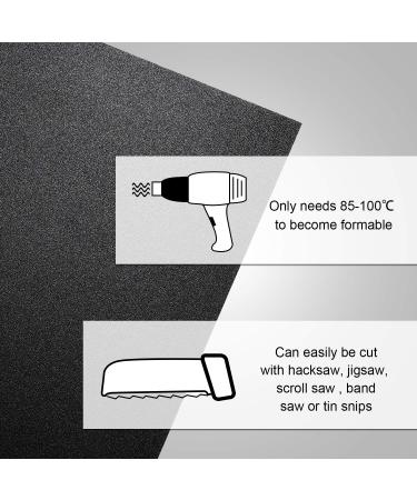 6 Pieces 12x12 Inch Moldable ABS Plastic Sheets for DIY Crafts - High Tensile & Impact Strength, Ideal for Home Projects - Buy Online on SooperMarket.com
