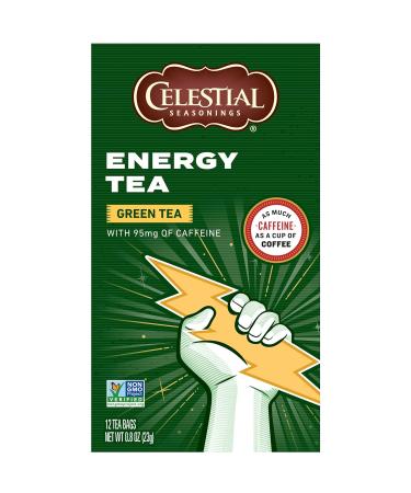 Celestial Seasonings Green Energy Tea - 12 Tea Bags, Caffeinated (Pack of 6) - Buy Online on SooperMarket.com