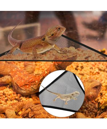 VDFJEK 2 Packs Reptile Hammock Mesh Reptile Accessories Vivarium Accessories Bearded Dragon Accessories for Reptile Lizards Snakes Hammock - Buy Online on SooperMarket.com