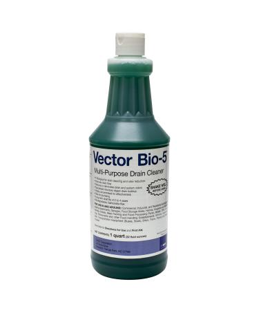 Vector Bio-5 Multi-Purpose Drain Cleaner 32 oz - Eco-Friendly & Effective International Shipping - Buy Online on SooperMarket.com