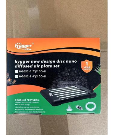 Buy Hygger Aquarium Air Stones - Quiet Oxygen Diffuser Set for Air Pump Ideal for Aquariums & Hydroponics - Buy Online on SooperMarket.com