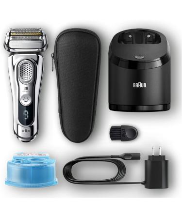 Braun Series 9 9376Cc Latest Generation Electric Shaver Rechargeable & Cordless Electric Razor for Men - Clean&Charge Station Fabric Travel Case 1 Count - Buy Online on SooperMarket.com