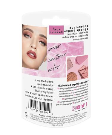Real Techniques Two-Sided Expert Sponge - 1 Pack for Flawless Makeup Application | International Shipping Available - Buy Online on SooperMarket.com