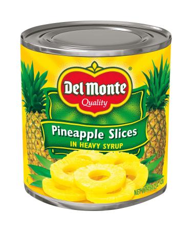 Del Monte Pineapple Slices In Heavy Syrup 15.5 Oz. Can 12 Pack 15.5 Oz (Pack Of 12)