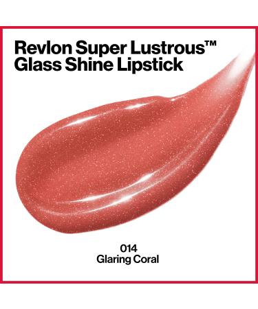 REVLON Super Lustrous Glass Shine Lipstick Flawless Hydrating Lip Color - Glaring Coral 0.15 oz - Buy Online on SooperMarket.com