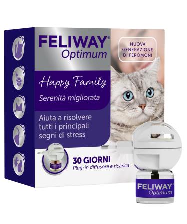 FELIWAY Optimum - New Generation Stress Relief for Cats - Diffuser + Refill 48ml
