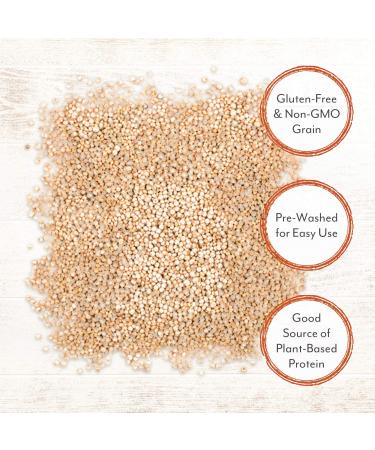 Roland Foods White Quinoa - Pre-Washed, 12 oz - Gourmet Specialty Grain - Buy Online on SooperMarket.com