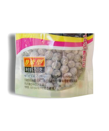Gluten Free Black Tapioca Pearls for Gourmet Bubble Tea - 250g/8.8oz - Buy Online on SooperMarket.com