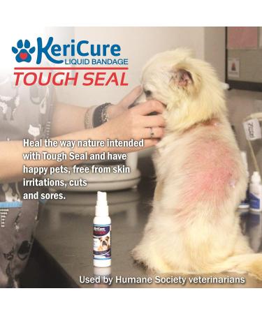KeriCure Tough Seal Liquid Bandage and Hot Spot Spray Combo 2 Pack Small Animal Dog Cat Pet Spray on Liquid Bandage and Soothing Hot Spot Gel Spray Each 2oz Spray Bottles Soothe Protect & Heal - Buy Online on SooperMarket.com