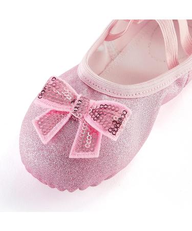 Phineein Girls Sparkle Butterfly Ballet Shoes - White, Size 1 Big Kid - Buy Online on SooperMarket.com