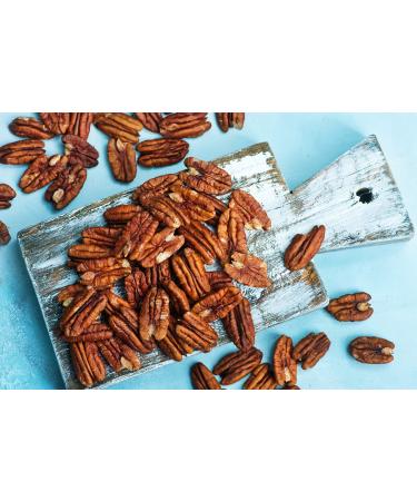 Buy 1001g Raw Pecan Halves - Natural Untreated California Nuts | Non-GMO Additive-Free Pecan Snack - Buy Online on SooperMarket.com