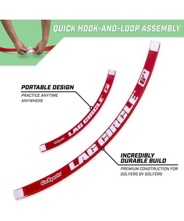 GoSports LAG CIRCLE Putting and Chipping Training Tool - 6 ft and 3 ft Circles Included - Buy Online on SooperMarket.com