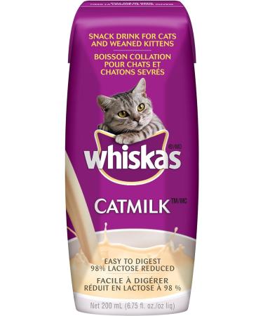 WHISKAS Catmilk Kitten & Cat Treats 200ml (24 Pack) & Perfect Portions Adult Wet Cat Food - Chicken Beef Whitefish and Tuna Salmon 75g Trays (24 pack) Cat Treats + Cat Food - Buy Online on SooperMarket.com