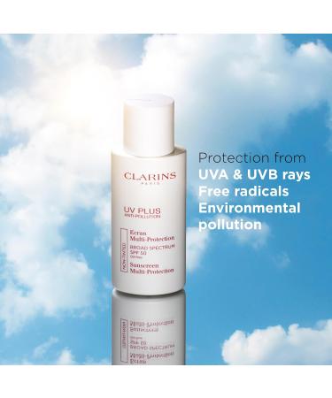 Clarins UV Plus Anti Pollution Sunscreen SPF 50 - Oil-Free No White Cast UVA/UVB Protection for All Skin Types - Buy Online on SooperMarket.com